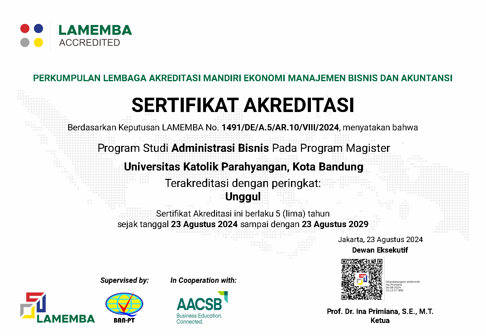 2024 – 1491 Sertifikat Akreditasi (Magister Administrasi Bisnis)