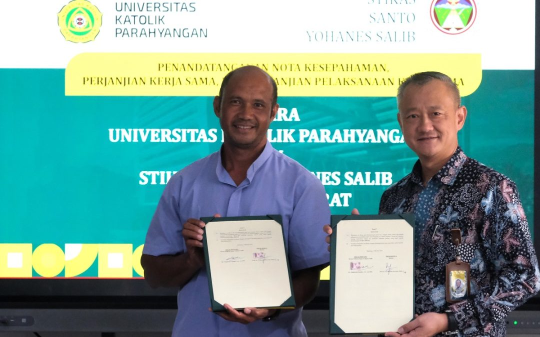 UNPAR Teken MoU Bersama STIKAS Santo Yohanes Salib Kalimantan Barat